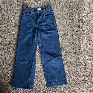 Universal Thread Women's Straight-Leg Jeans in Dark Blue